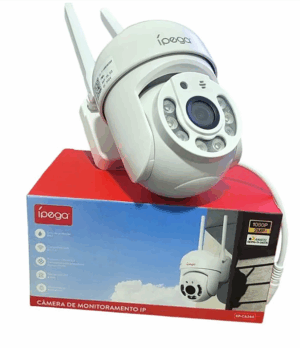 Camera Speed Dome 4 Lentes Zoom 10X Rotação 360 Audio Movimento Visão Noturna Envio Rápido