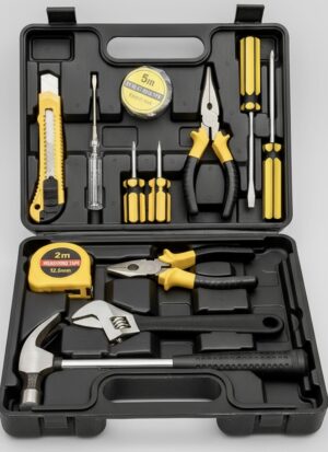 Maleta Ferramenta Profissional Multiuso 12 peças Kit Emergêncial Básico Reparos Gerais Envio Rápido